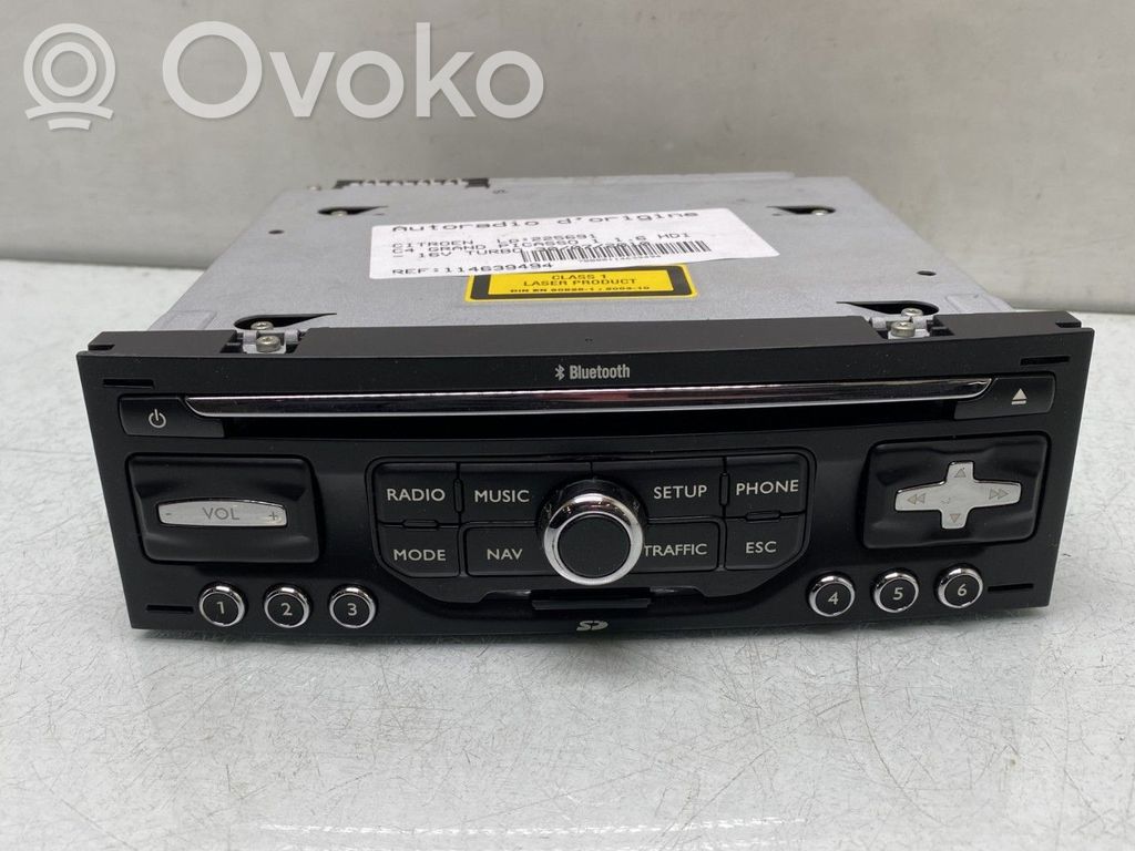 Citroen C4 Grand Picasso Panel / Radioodtwarzacz CD/DVD/GPS 