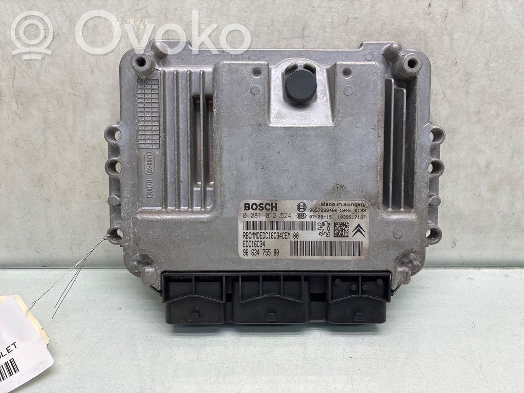 Citroen C3 Pluriel Sterownik / Moduł ECU 