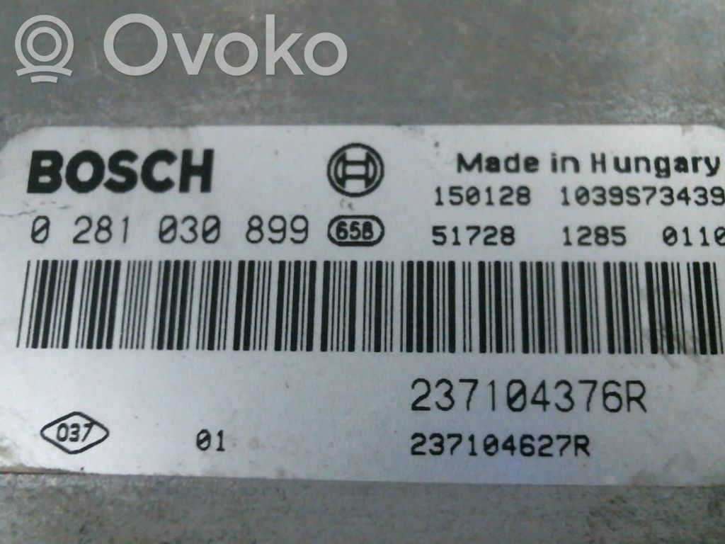 Renault Clio IV Kit centralina motore ECU e serratura