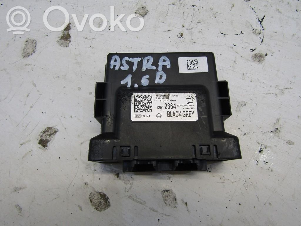Opel Astra K Parking PDC control unit/module 