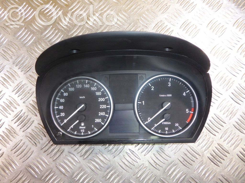 BMW 3 E90 E91 Speedometer (instrument cluster) 
