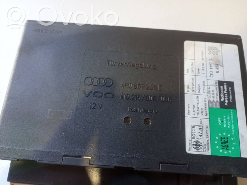 Module confort   4B0962258E,41021500600
