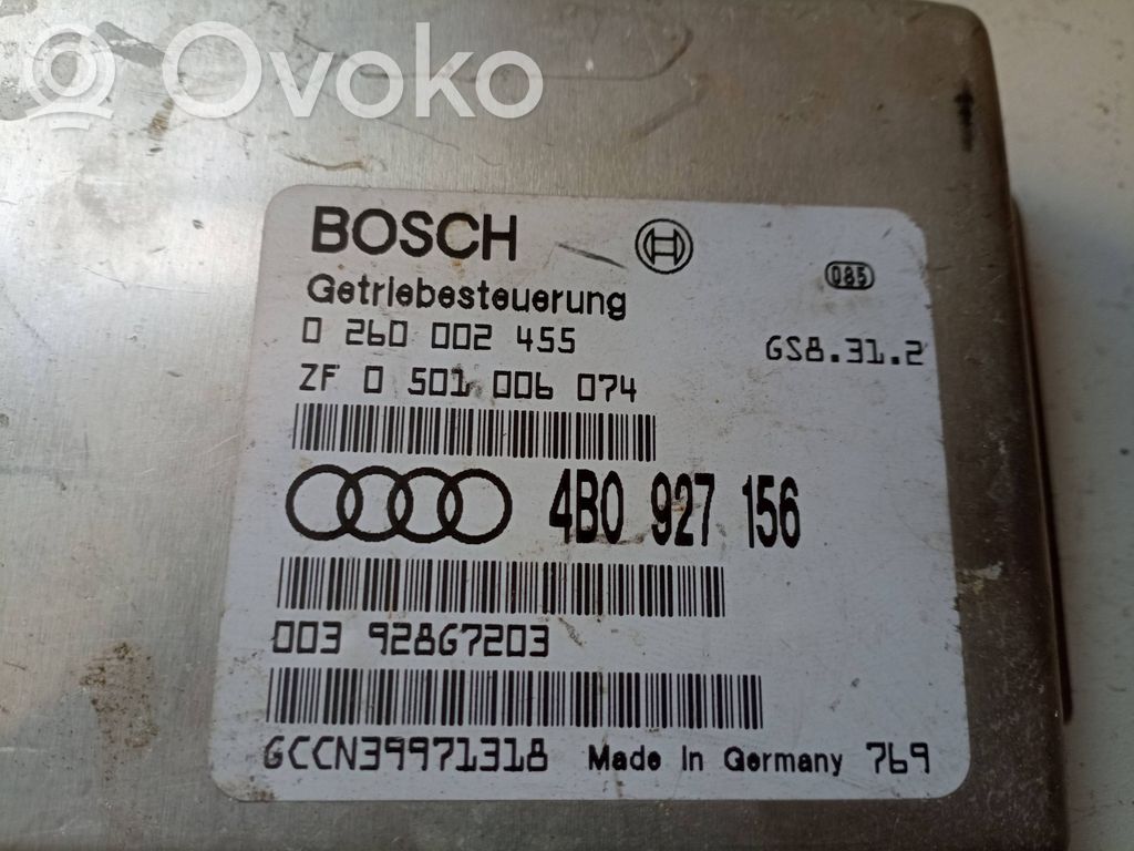 Audi A6 S6 C5 4B Gearbox control unit/module 