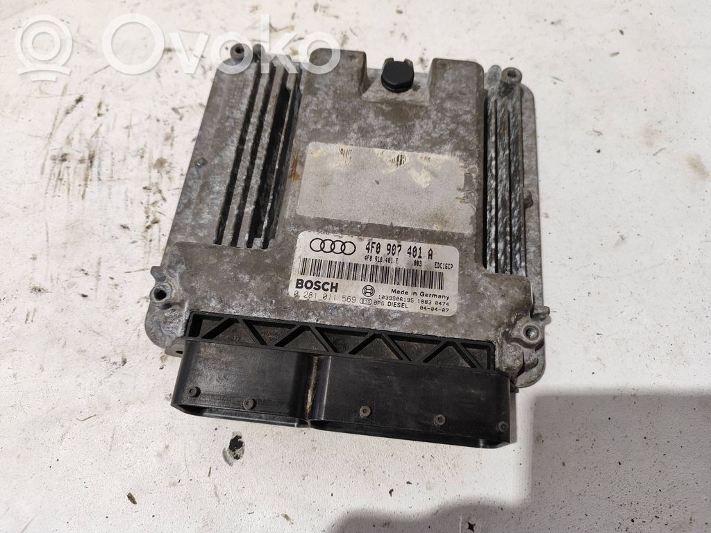 Audi A6 S6 C6 4F Air suspension control unit module (rear) 