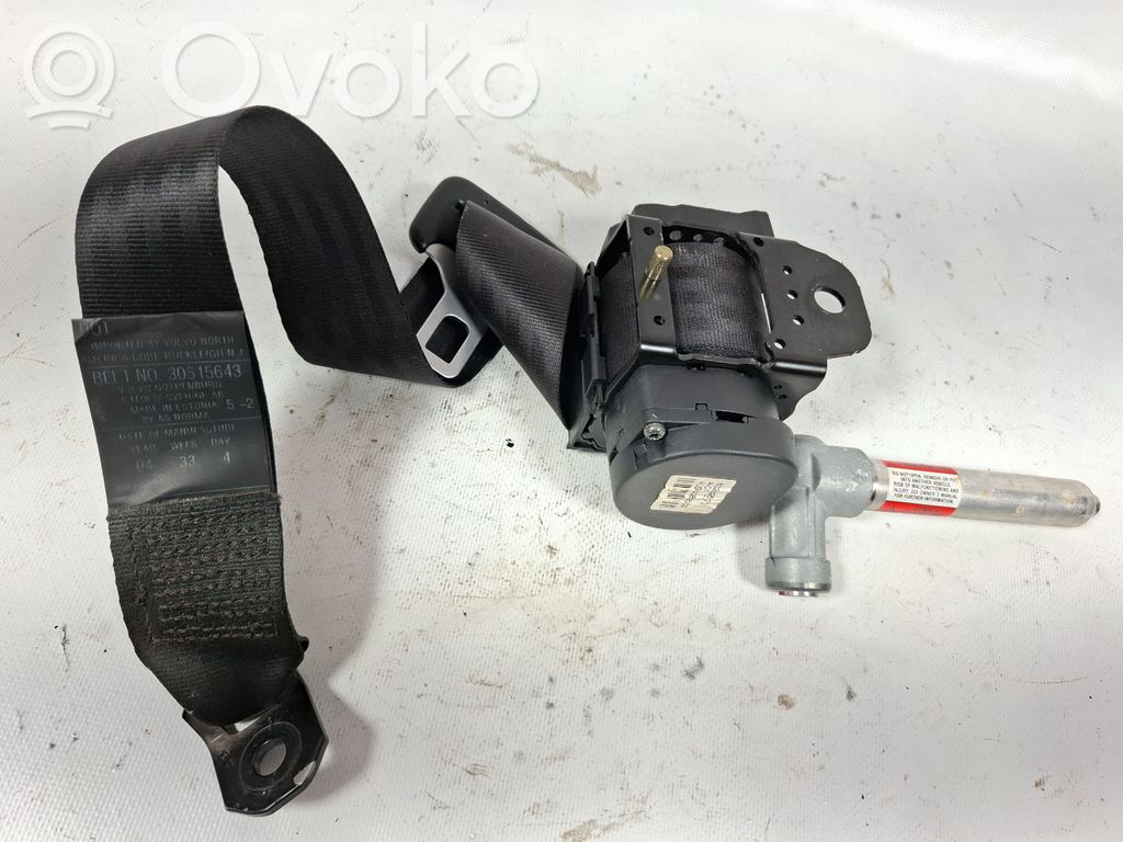 Volvo S40 Cinturón trasero 