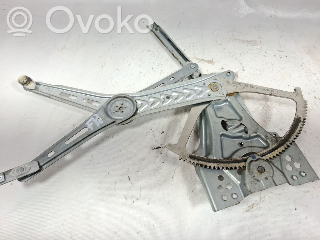 Opel Vectra C Mechanizm podnoszenia szyby przedniej bez silnika 