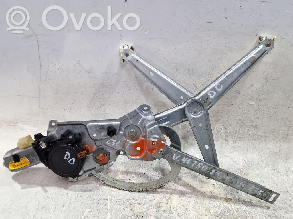 BMW 3 E30 Rear door window regulator with motor 