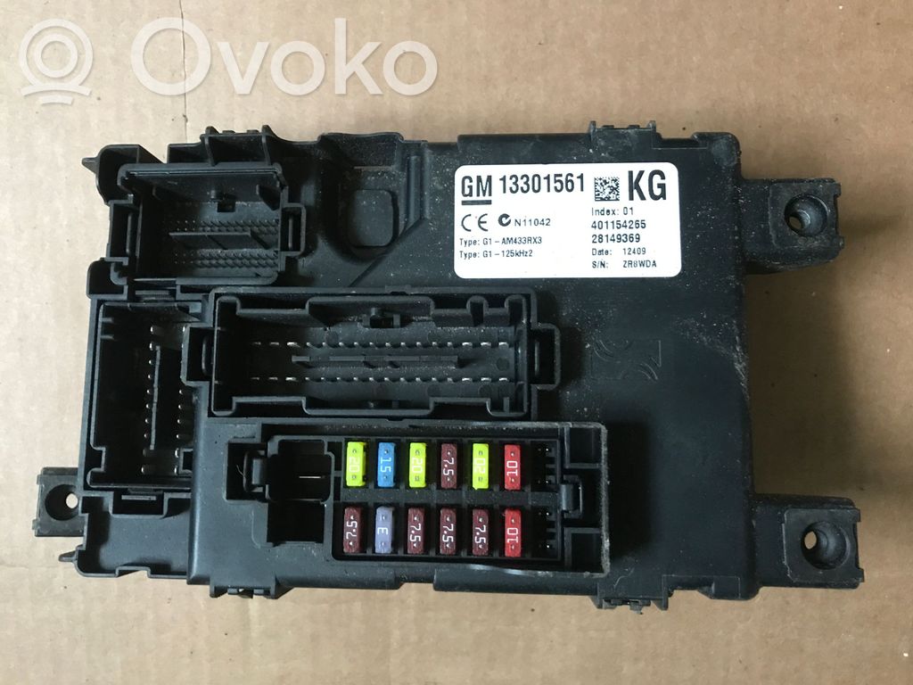 Opel Corsa D Fuse module 