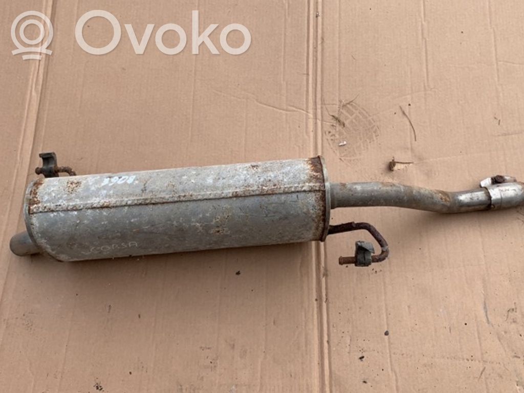 Opel Corsa D Izpūtējs 