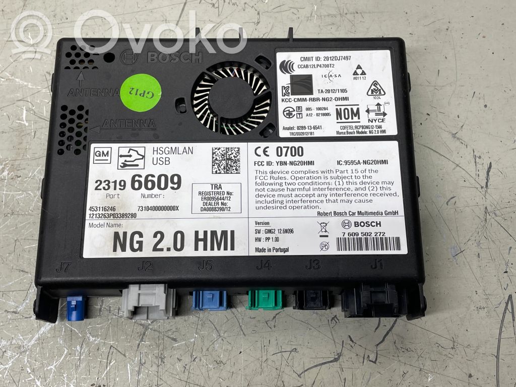 Opel Insignia A Voice control module 