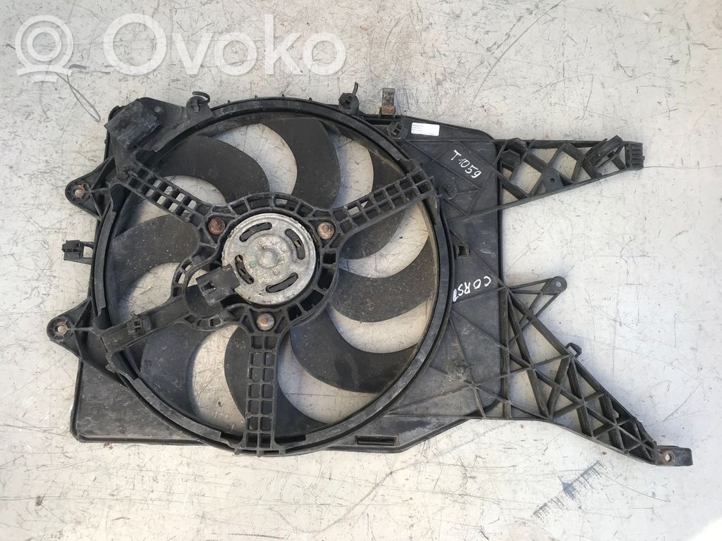 Opel Corsa D Electric radiator cooling fan 