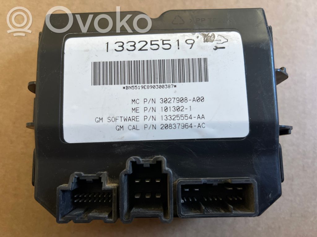 Opel Insignia A Tailgate/trunk control unit/module 