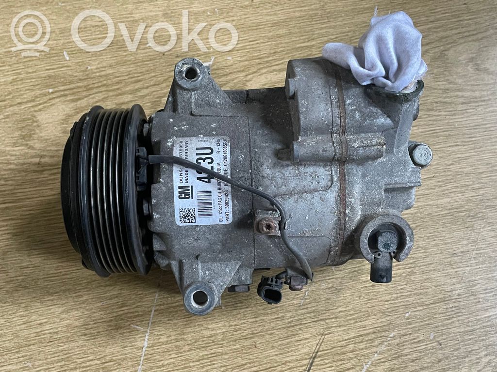 Opel Zafira C Kompresor / Sprężarka klimatyzacji A/C 