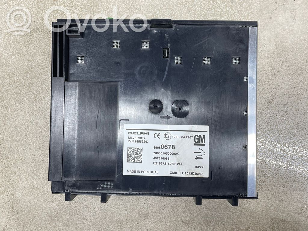 Opel Insignia A GPS navigation control unit/module 