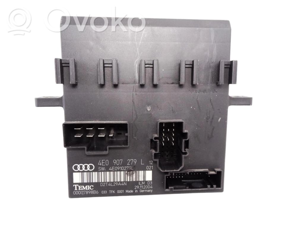 Unidad de control/módulo del motor   4E0907279L,4E0907279L