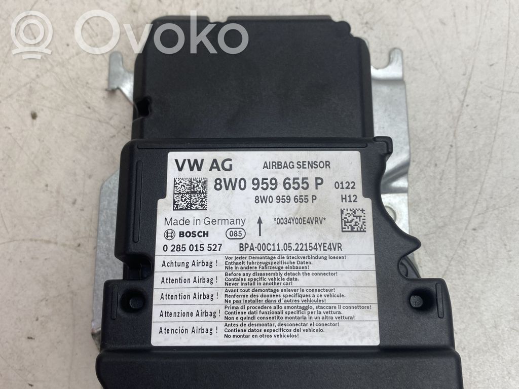 Audi A4 S4 B9 8W Airbag control unit/module 