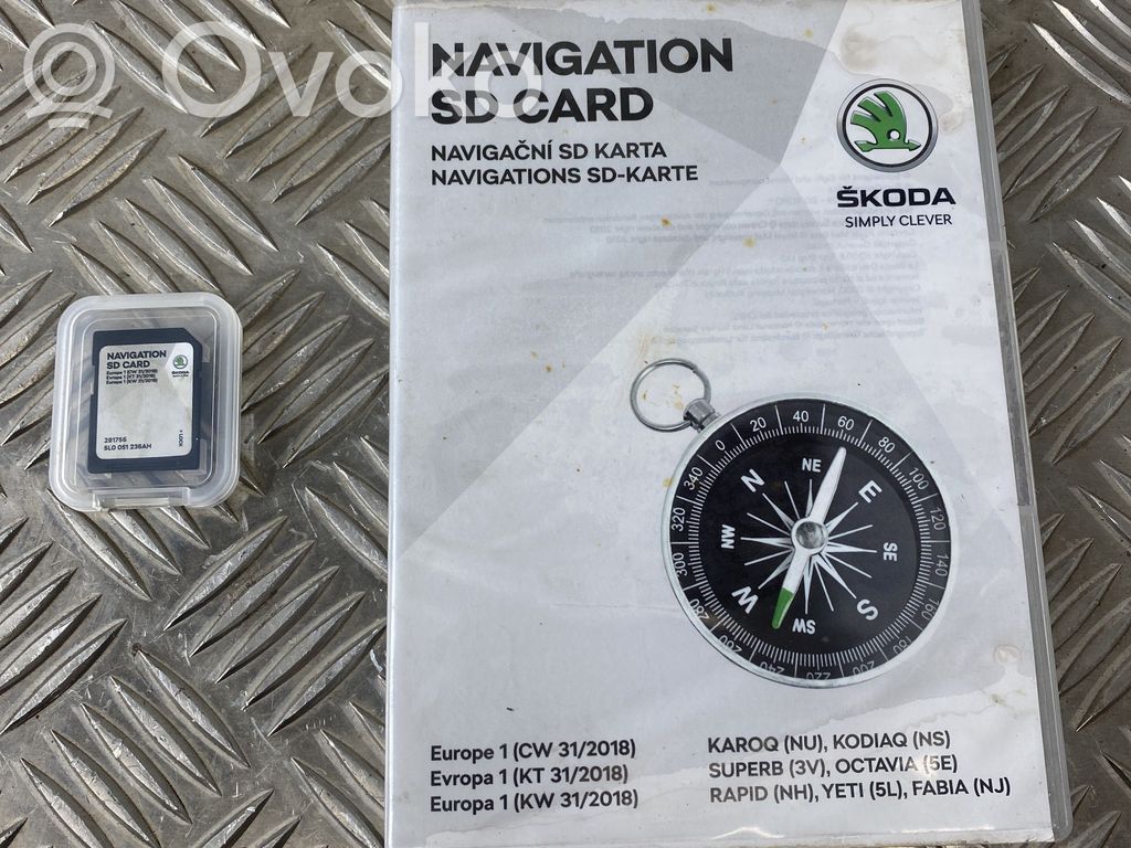 Skoda Kodiaq Navigation maps CD/DVD 