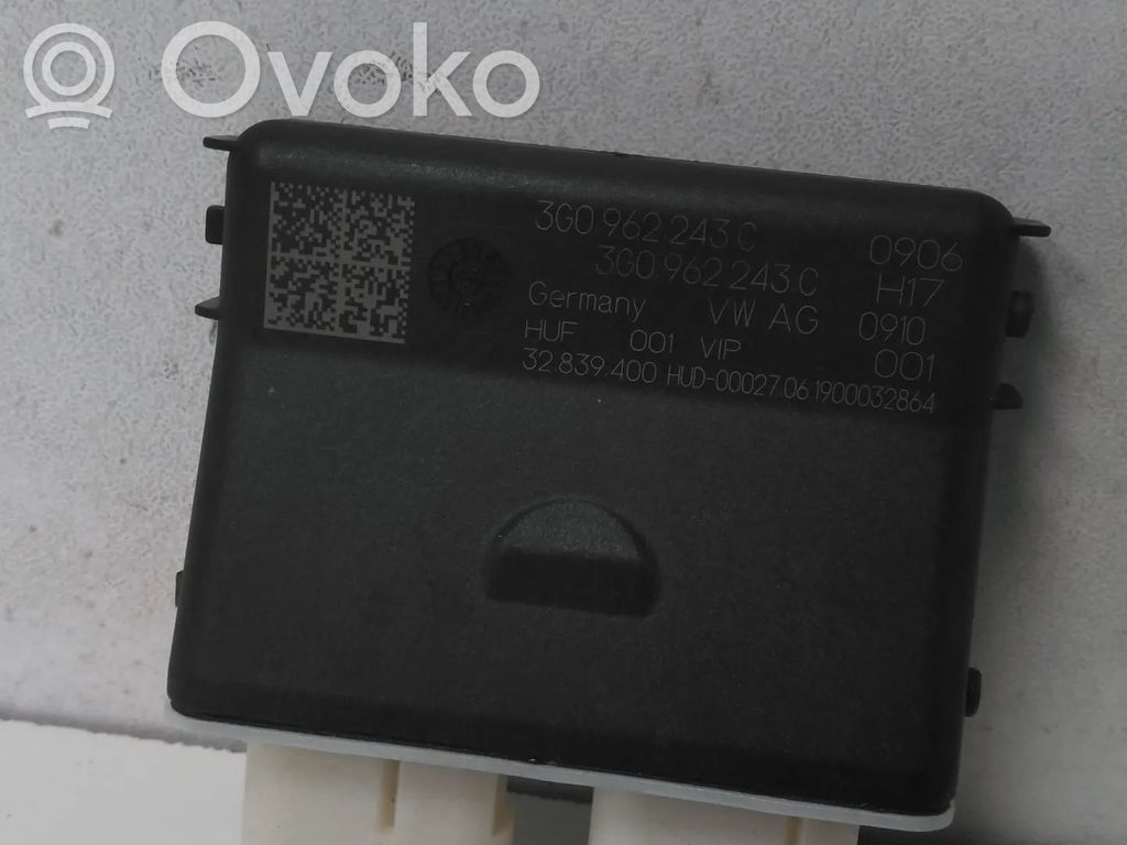 Tailgate/trunk control unit/module   3G0962243C,3G0962243,3G0962243B,4KE962239