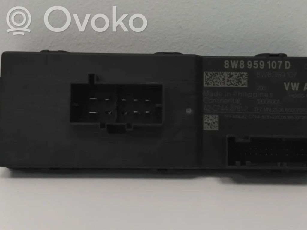 Tailgate/trunk control unit/module   8W8959107D,8W8959107B,9A795910700,PAB959107