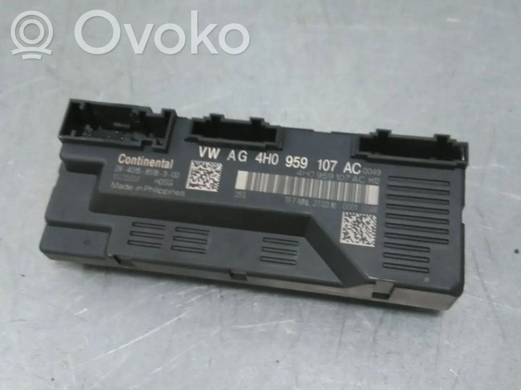 Tailgate/trunk control unit/module   4H0959107AC