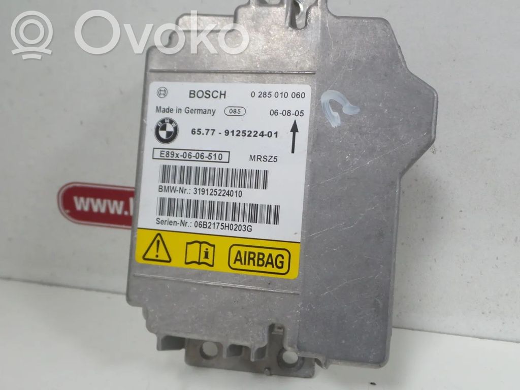 Unidad de control/módulo del Airbag   9125224,65779125224