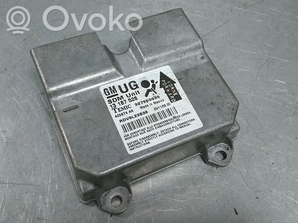 Opel Corsa D Airbag control unit/module 