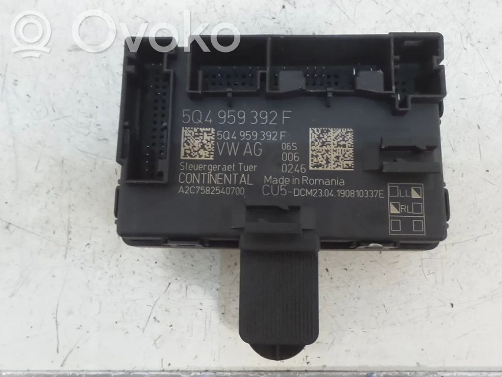 Door control unit/module   5Q4959392F,5Q4959592F,5Q4959592M