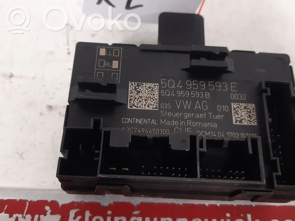 Door control unit/module   5Q4959593E,5Q4959593B