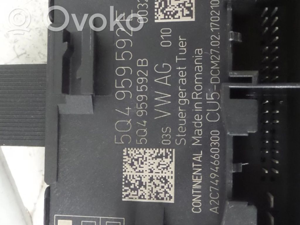 Door control unit/module   5Q4959592E,5Q4959592,5Q4959592B