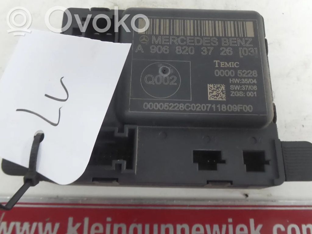 Volkswagen Crafter Unité de commande module de porte 