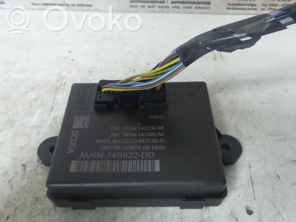 Unité de commande module de porte   AV6N14B532DD