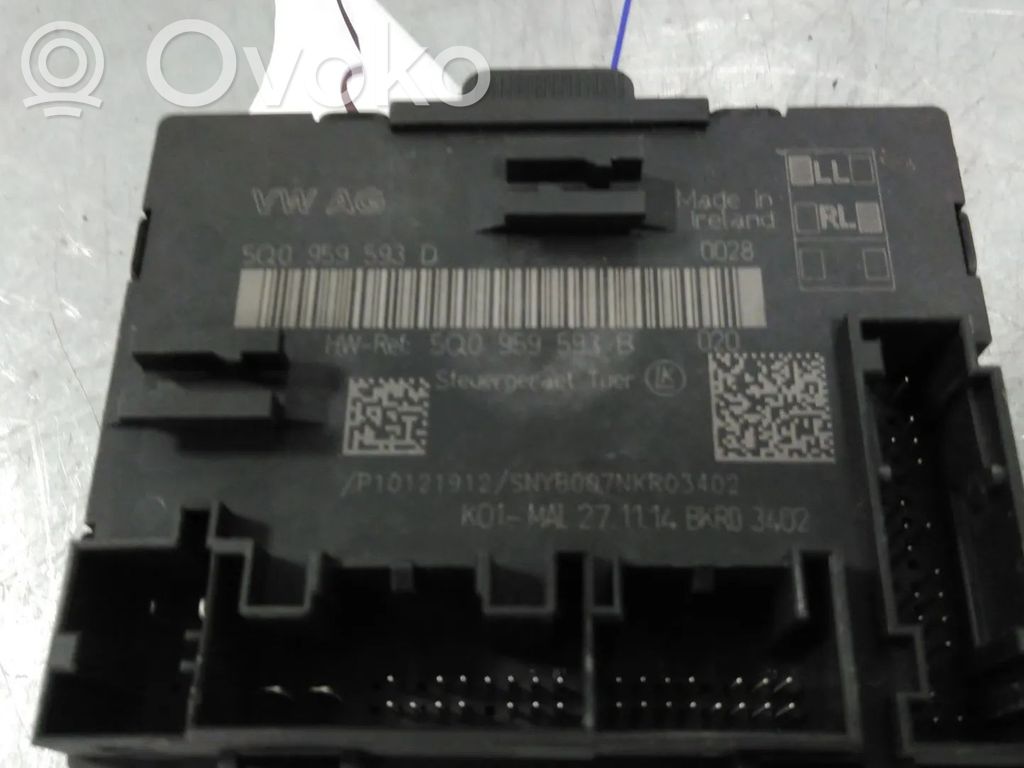 Volkswagen PASSAT B8 Door control unit/module 
