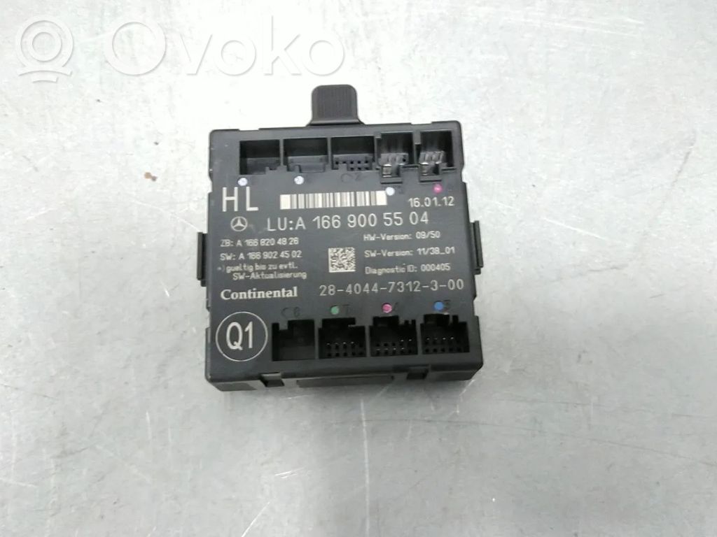 Mercedes-Benz GLE (W166 - C292) Unitate/modul comandă uși 