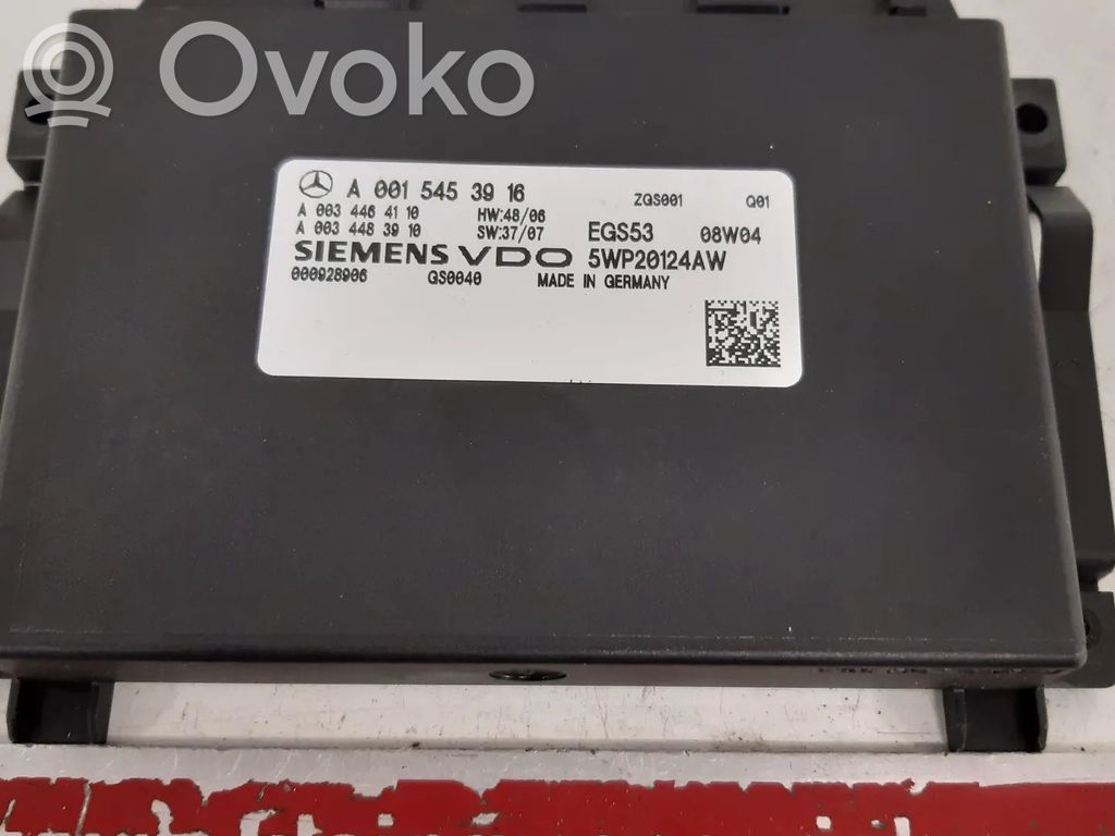 Mercedes-Benz C W203 Sterownik / Moduł skrzyni biegów 