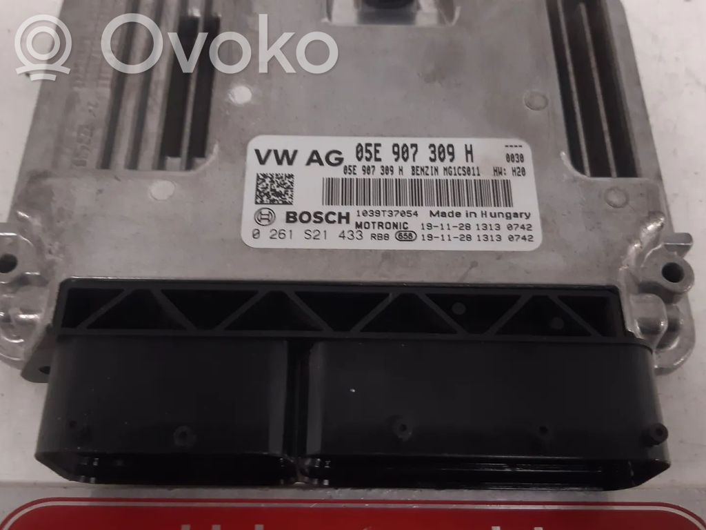 Engine control unit/module   05E907309H,0261S21433,05E906018AR,DPB,DPBA,DPBADPB
