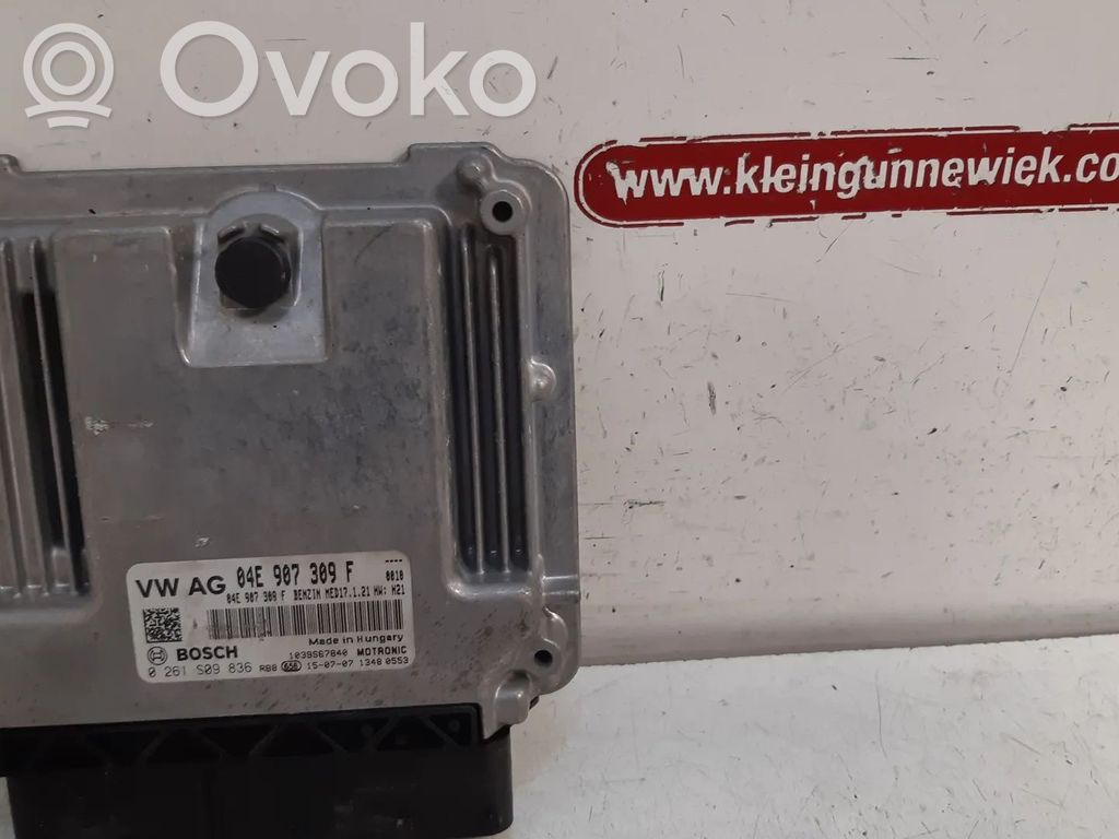 Engine control unit/module   04E907309F,0261S09836,04E906023M,CUK,CUKB,CUKBCUK