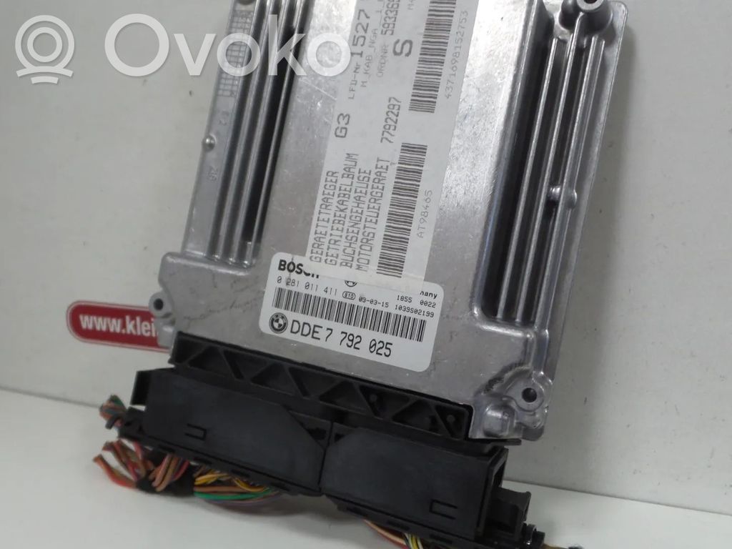 Engine control unit/module   13617793539,0281011411,204D4,7792025,7793539