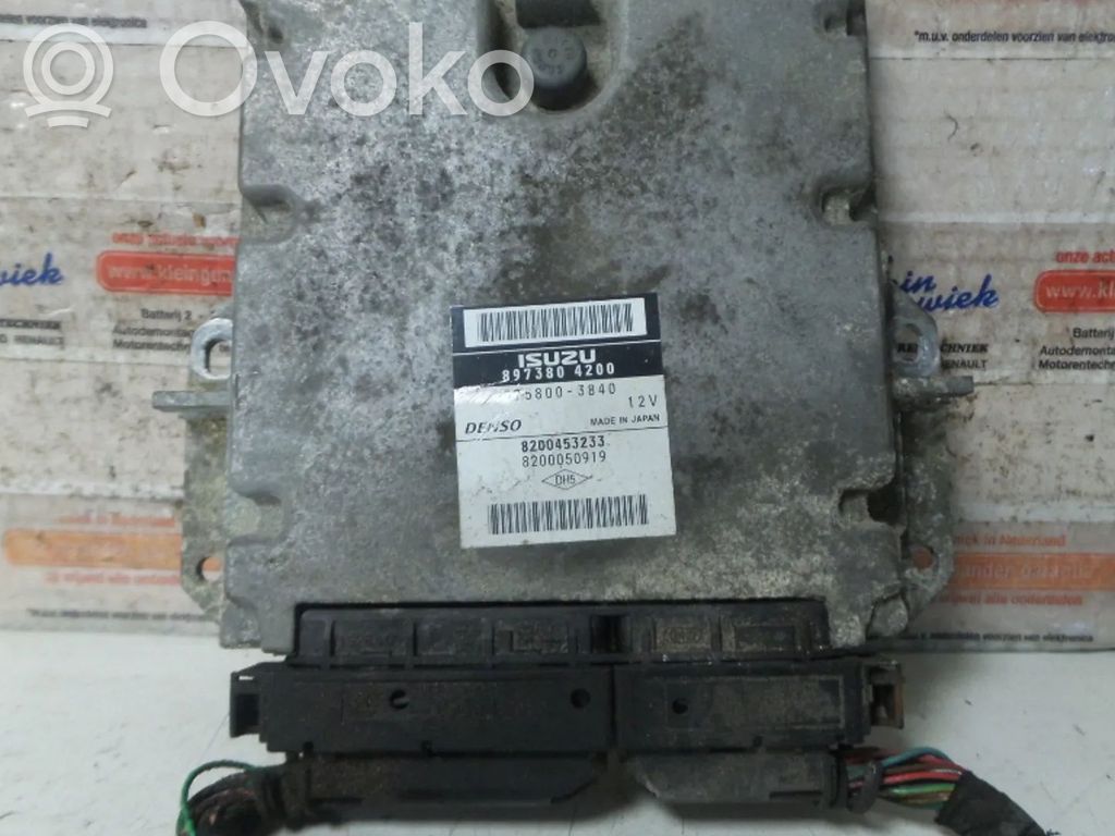 Renault Vel Satis Engine control unit/module 