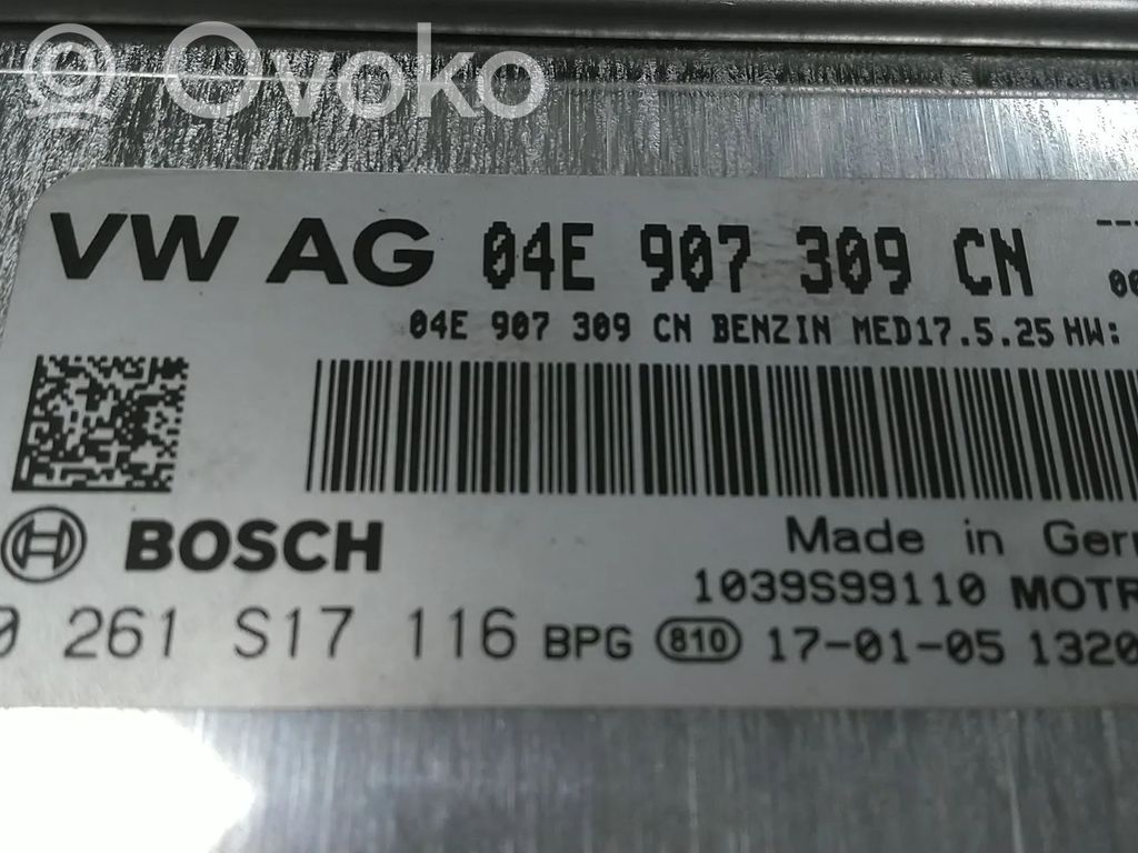 Engine control unit/module   04E907309CN,CZEA