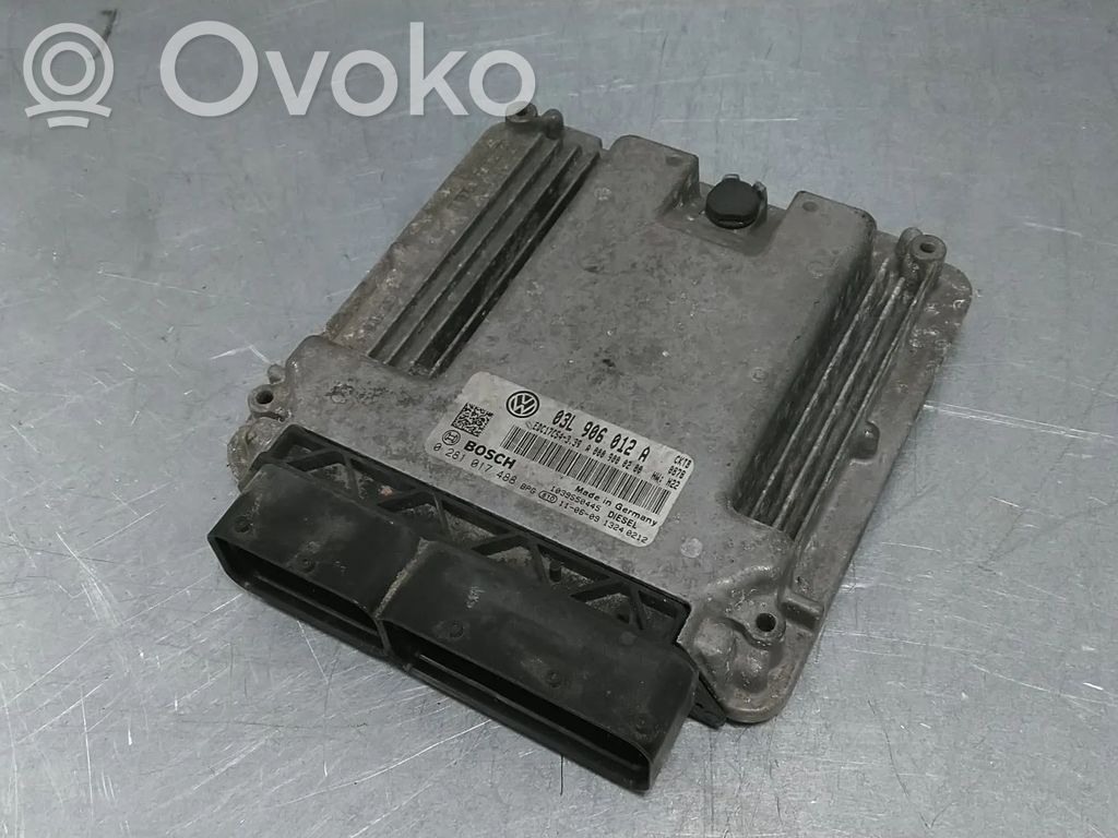 Engine control unit/module   03L906012A,0281017488