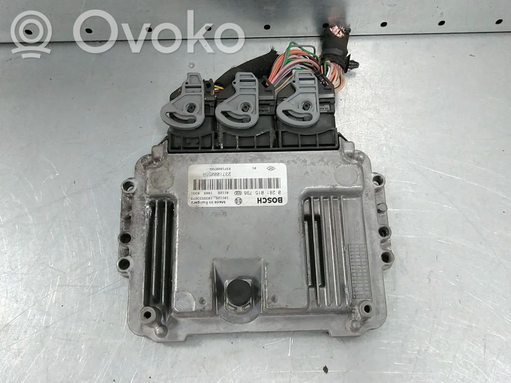 Engine control unit/module   237100055R,0281015798,F9Q870