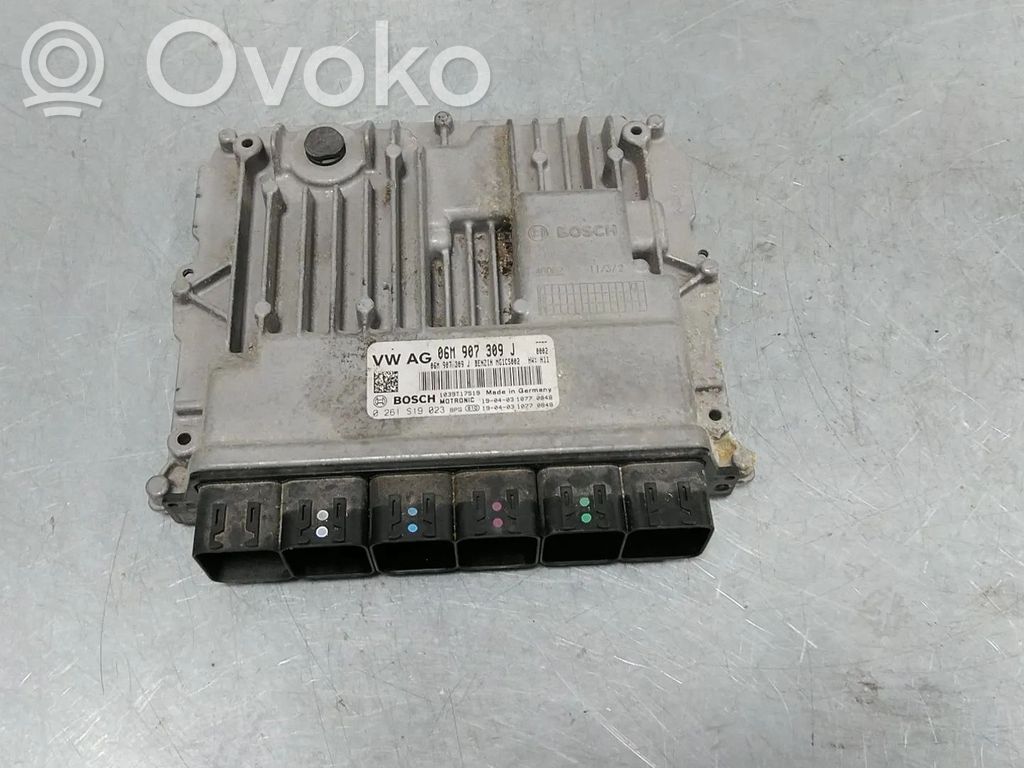 Engine control unit/module   0261S19023,06M907309J,DLZB,PAC907309