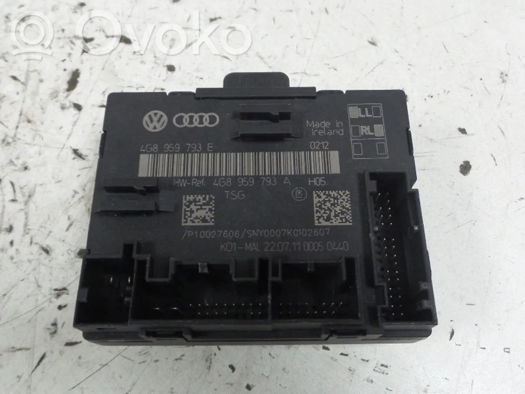 Audi A6 S6 C7 4G Other control units/modules 