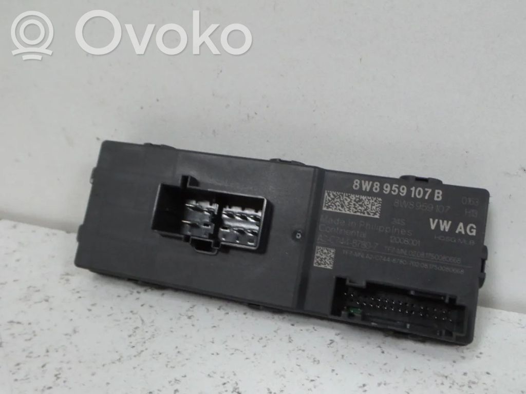 Other control units/modules   8W8959107B,8W8959107D,9A795910700,CWG,CWGD,CWGDCWG,PAB959107
