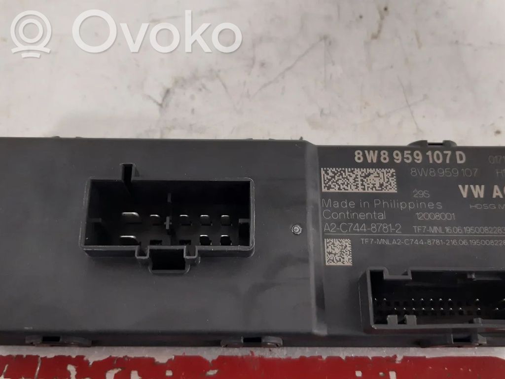 Sonstige Steuergeräte / Module   8W8959107D,8W8959107B,9A795910700,EASA,PAB959107