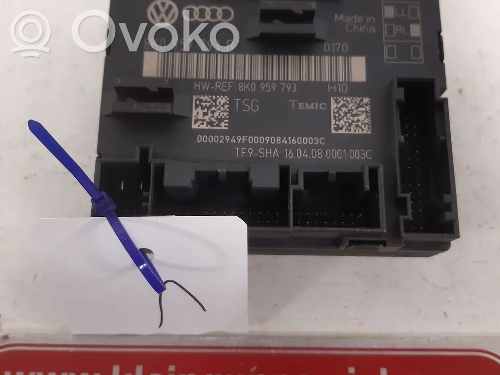 Audi A4 S4 B8 8K Otras unidades de control/módulos 
