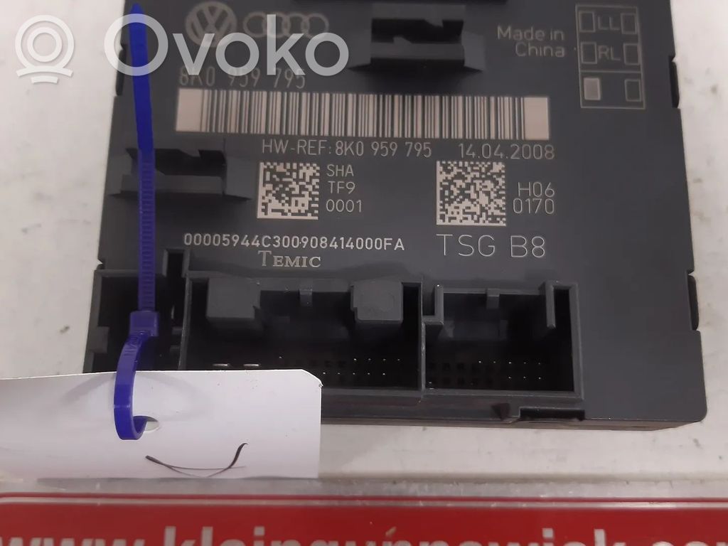 Audi A4 S4 B8 8K Otras unidades de control/módulos 