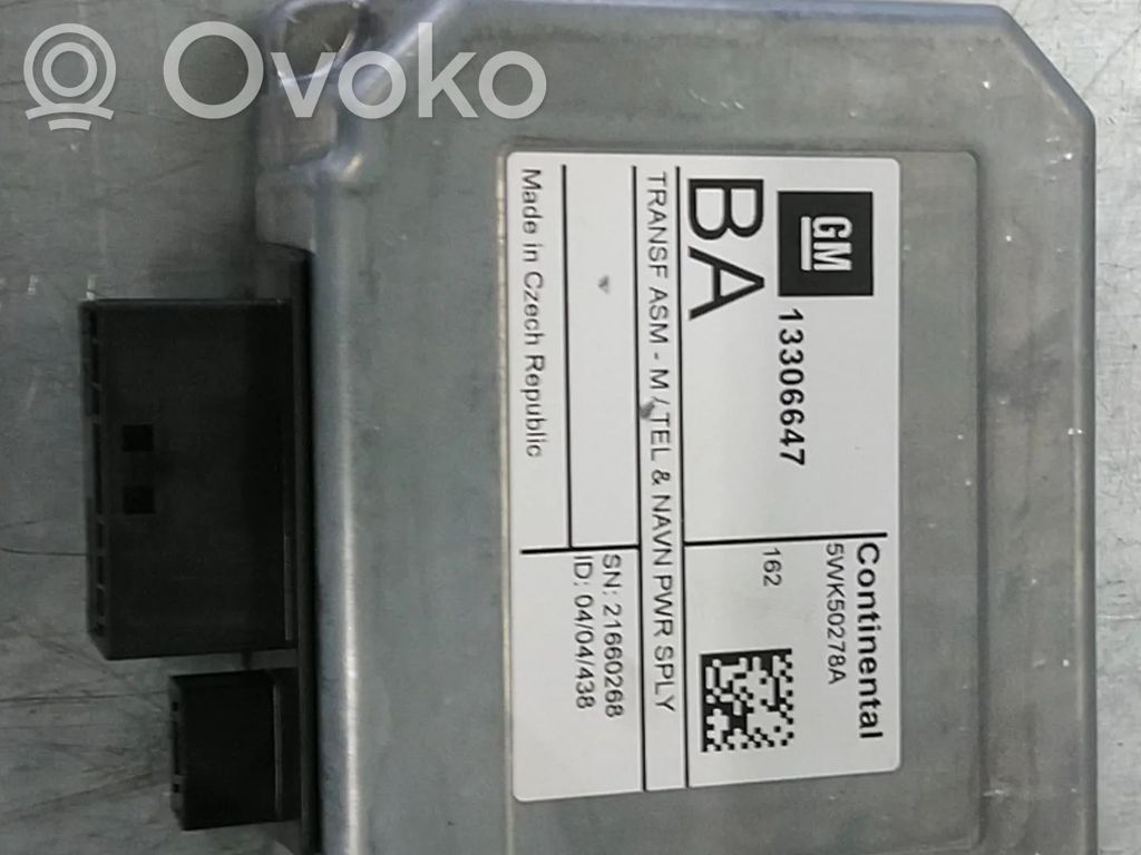 Autres unités de commande / modules   13306647,A14XER