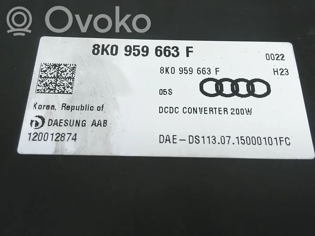 Audi A6 S6 C7 4G Muut ohjainlaitteet/moduulit 