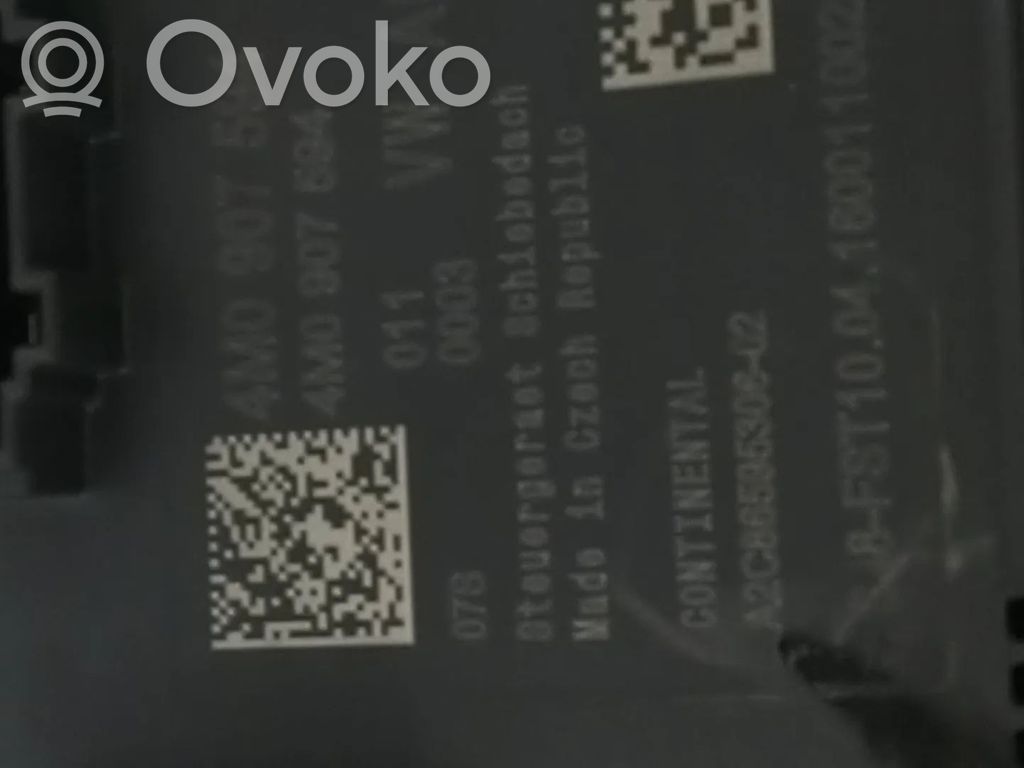 Autres unités de commande / modules   4M0907594,4K0907594AA,4M0907594G,DEUA,PAB90759400